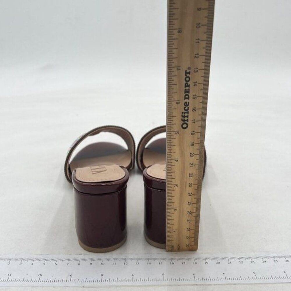 NYC Women's Stylish Silver and Brown Slippers - Picture 4 of 6